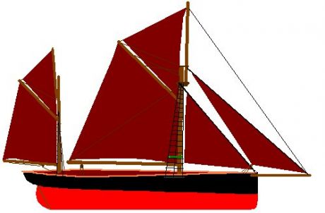 Ship-ketch, fot. By No machine-readable author provided. Sybren~commonswiki assumed (based on copyright claims). [GFDL (http://www.gnu.org/copyleft/fdl.html) or CC-BY-SA-3.0 (http://creativecommons.org/licenses/by-sa/3.0/)], via Wikimedia Commons