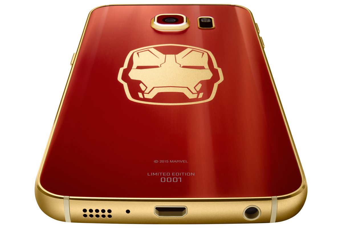 Galaxy S6 Edge Iron Man