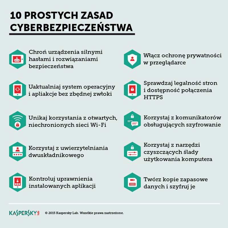 10 porad dotyczących bezpieczeństwa